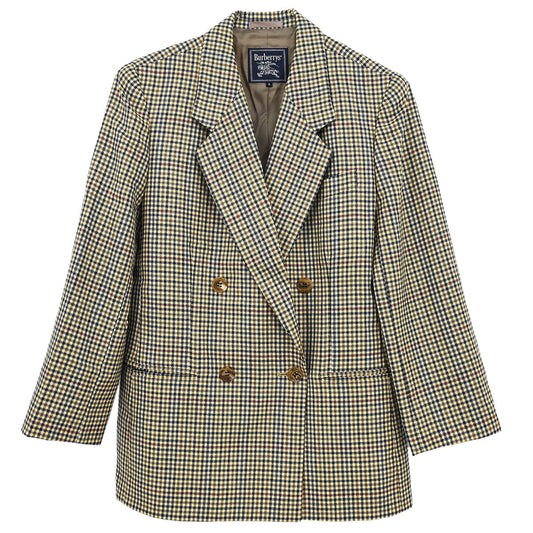 Burberrys Double Breasted Jacket Brown #9AR