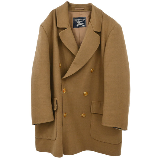 Burberrys Double Breasted Jacket Brown #L