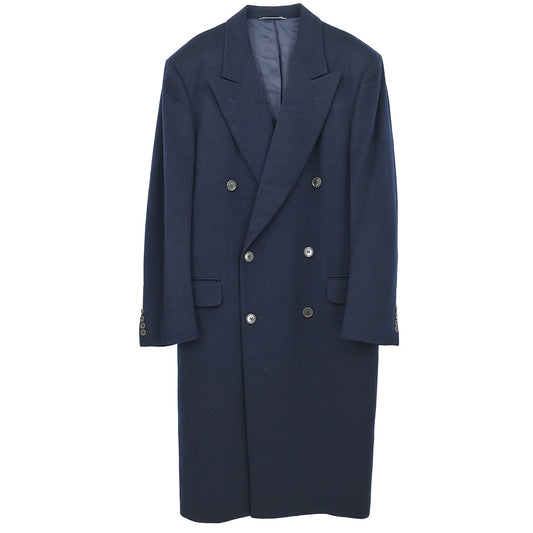 Celine Double Breasted Coat Navy #50
