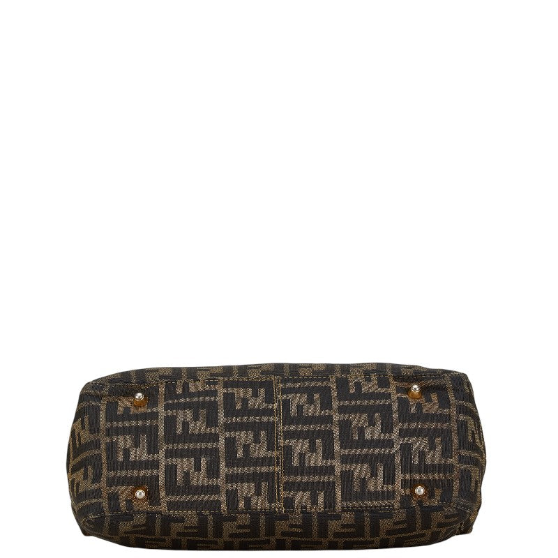 Fendi Zucca Mini Tote Bag Canvas Leather