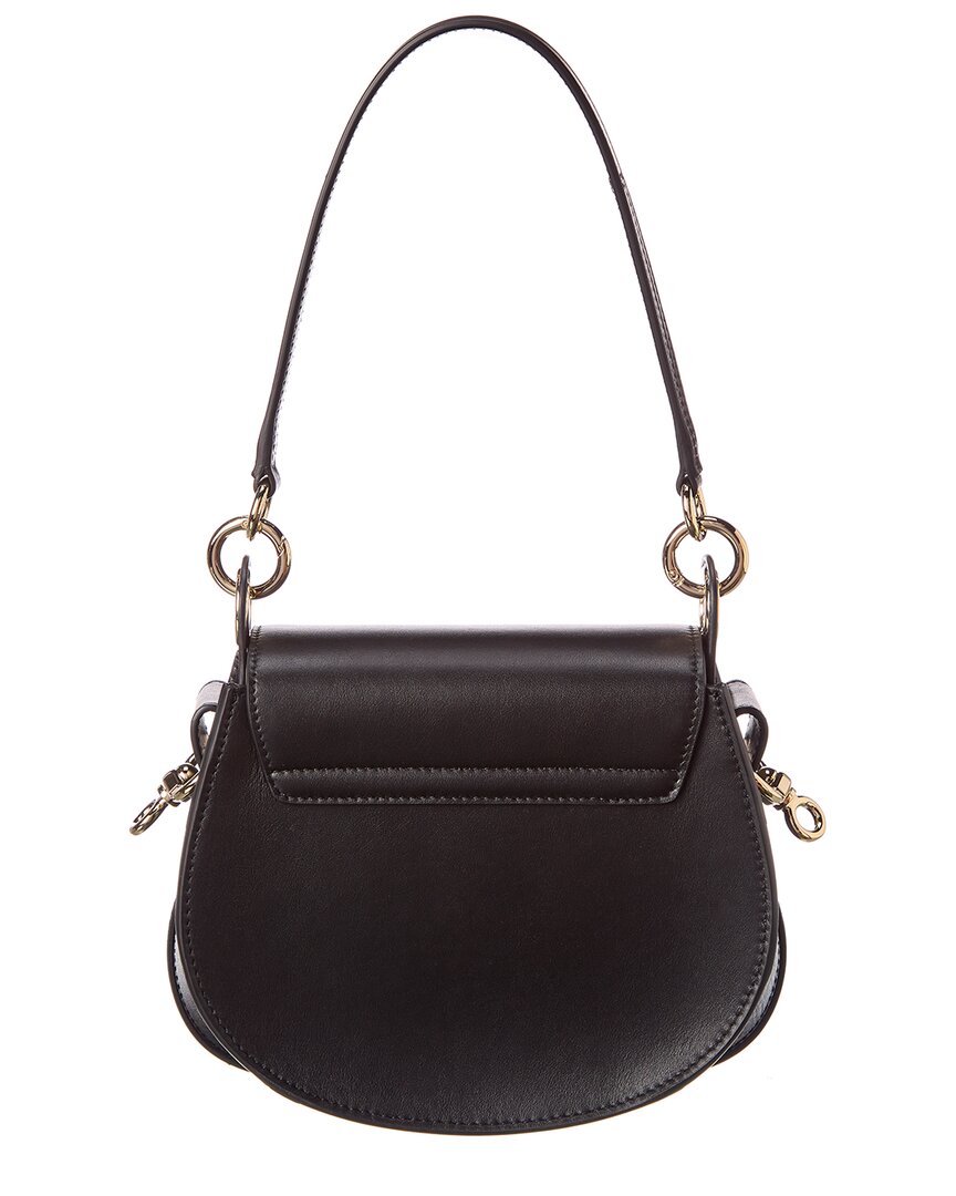 Chloe Tess Small Leather & Suede Shoulder Bag