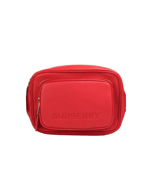Burberry Lola Small Leather Crossbody Bag - Red ONE SIZE Bright Red