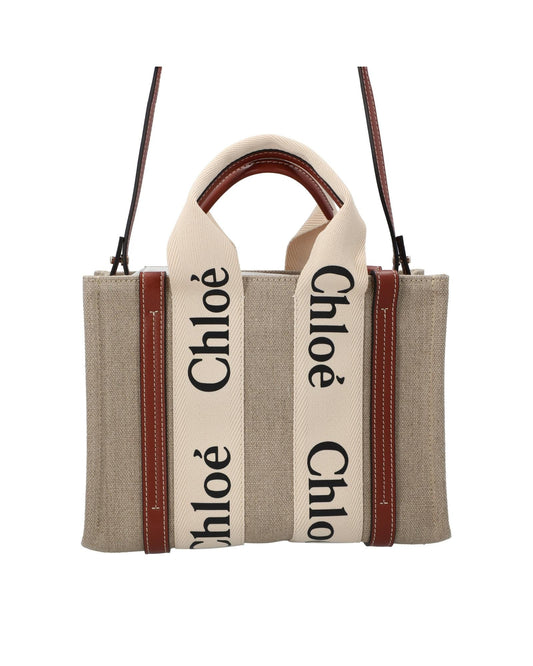 Chloe Woody Small Tote Bag Women Brown | Brown Handbags ONE SIZE brown | brown