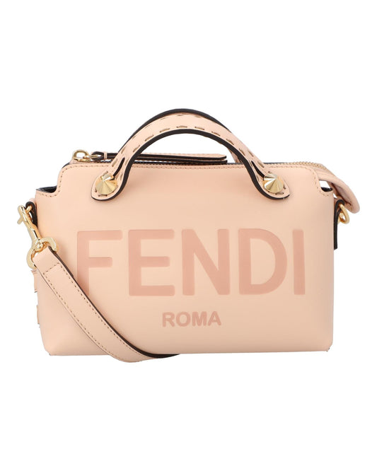 Fendi Kan I Mini Leather Handbag Women Brown | Beige Messenger Bags ONE SIZE brown | beige
