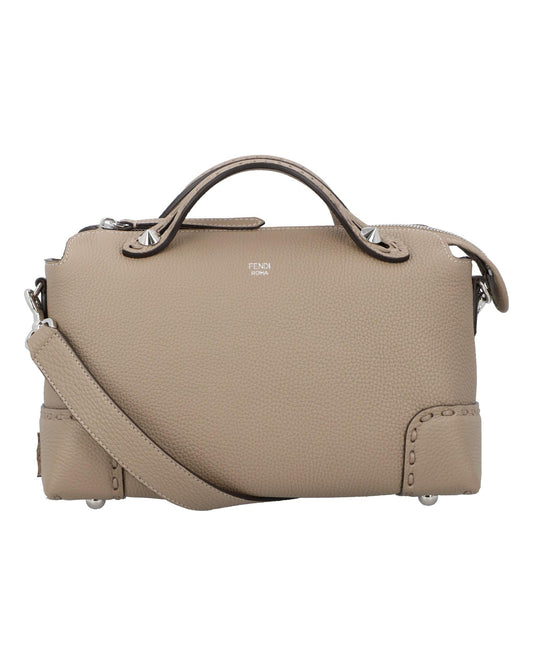 Fendi Kan I Mini Bag Leather Women Brown | Brown Shoulder Bags ONE SIZE brown | brown