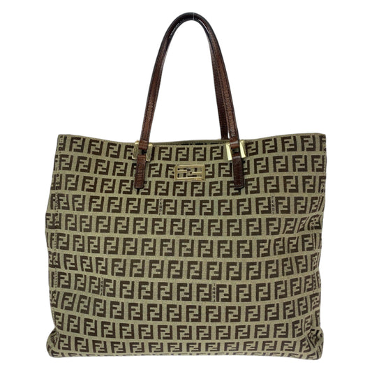 Fendi Zucchino Canvas Tote Bag