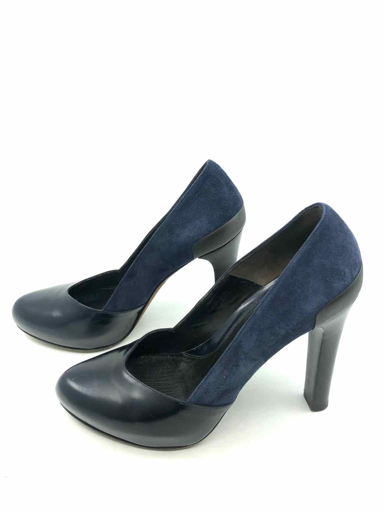 FENDI Leather and Suede Pumps | 8