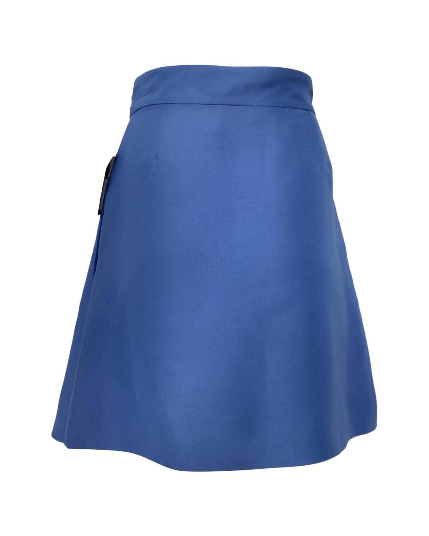 Valentino Garavani ALine Mini Skirt with VShaped Buttons Women Blue
