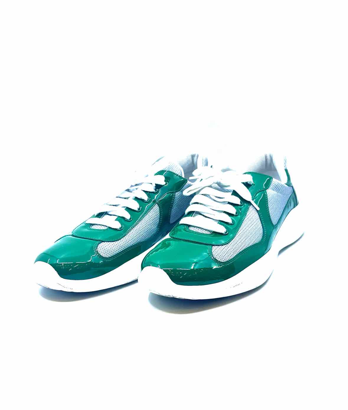 PRADA Size 12 Green Men's Sneakers