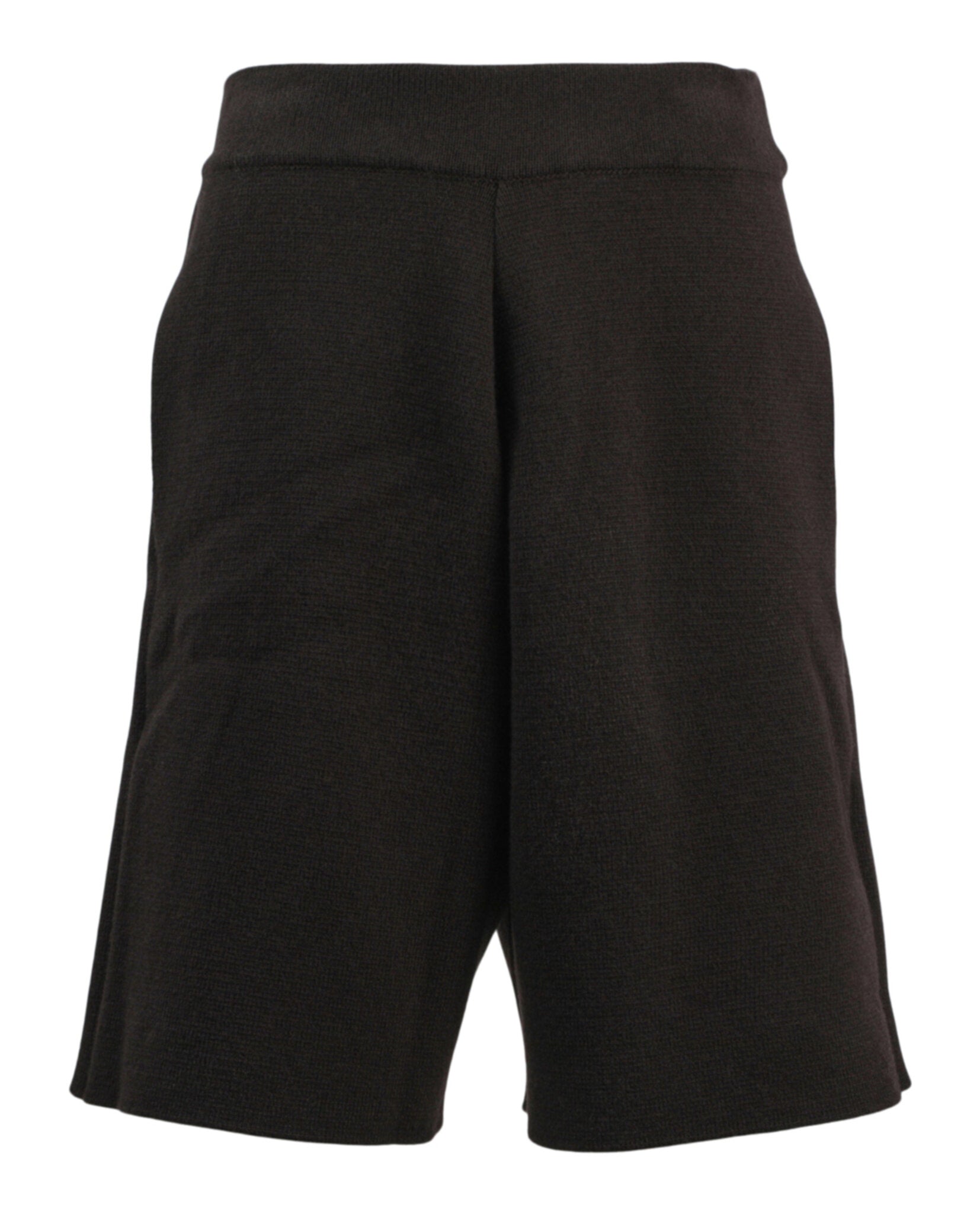 Bottega Veneta Mens Cashmere Shorts Chocolate
