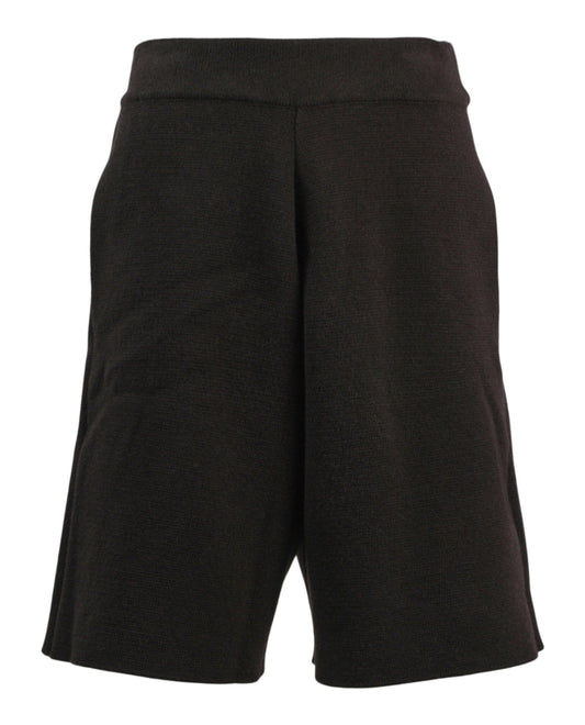 Bottega Veneta Mens Cashmere Shorts Chocolate