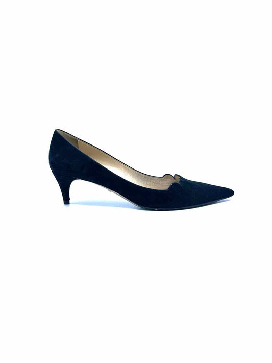 PRADA Size 6.5 Black Suede Pumps