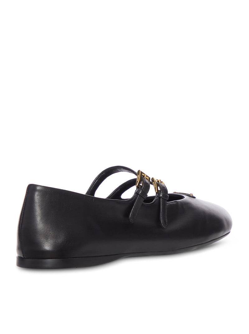 Prada Women Nappa Leather Ballerinas