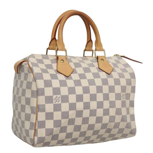 LOUIS VUITTON Damier Azur Speedy 25 Hand Bag N41534 LV 67833