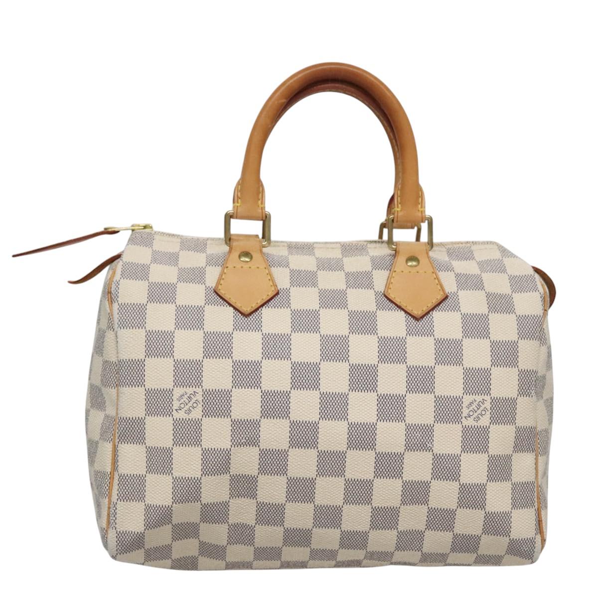 LOUIS VUITTON Damier Azur Speedy 25 Hand Bag N41534 LV 67833