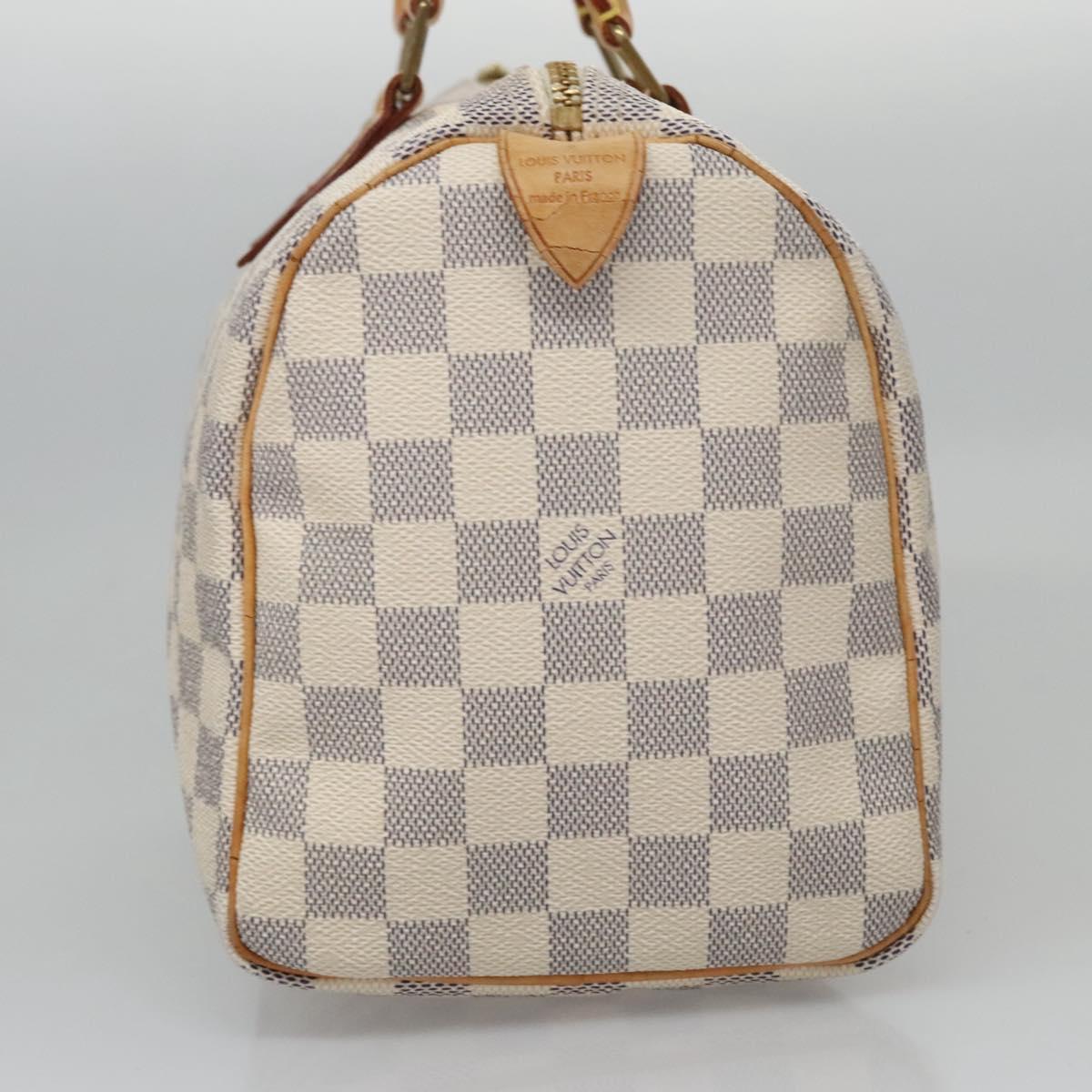LOUIS VUITTON Damier Azur Speedy 25 Hand Bag N41534 LV 67833