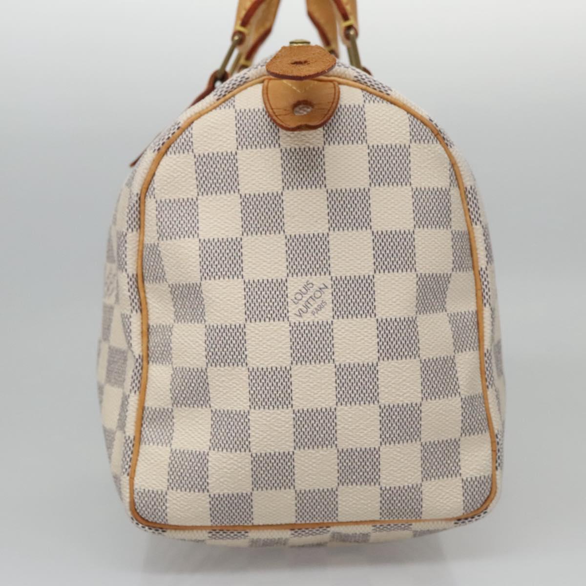 LOUIS VUITTON Damier Azur Speedy 25 Hand Bag N41534 LV 67833