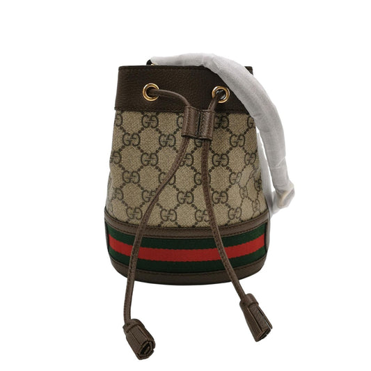 Preloved Gucci Ophidia Mini Leather Canvas GG Crossbody Bag 250529781213689