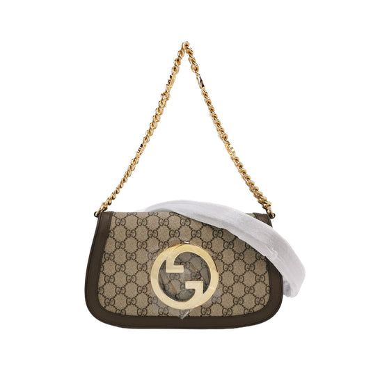 Preloved Gucci Blondie Small Leather GG Monogram Shoulder Bag Crossbody Bag 250520781200648