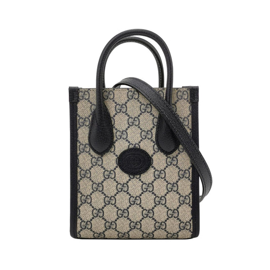 Preloved Gucci GG Retro Mini Leather GG Monogram Logo Crossbody Bag 250421781158068