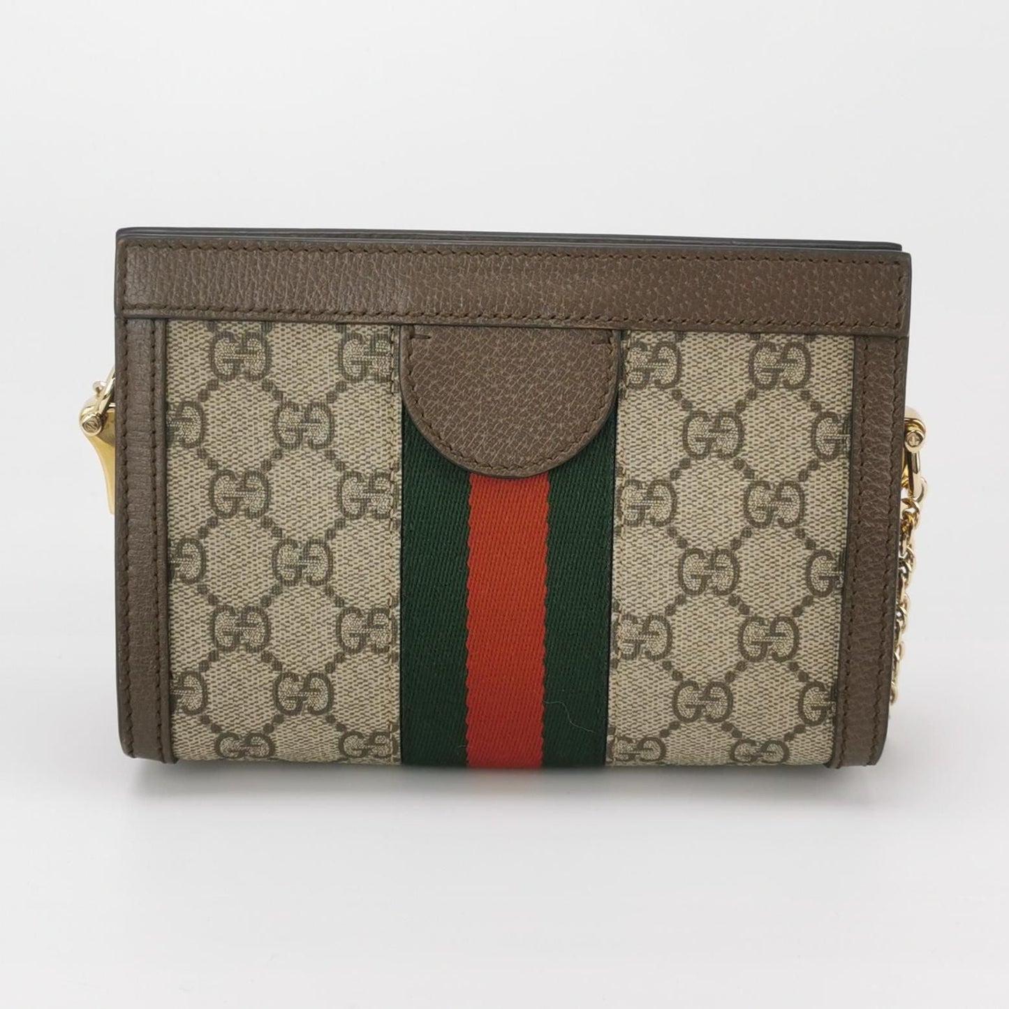 Preloved Gucci Ophidia Mini Leather Canvas GG Crossbody Bag 250418781154034