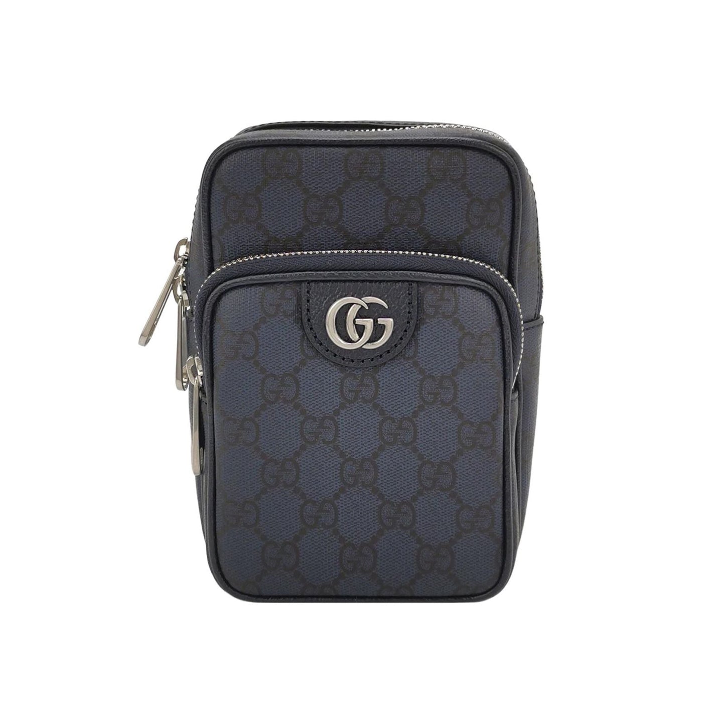 Preloved Gucci Ophidia Leather GG Logo Zip Crossbody Bag 250309781098192