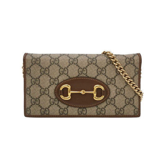 Preloved Gucci 1955 GG Canvas Horsebit WOC Crossbody Bag 250304781091166