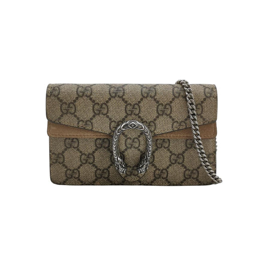 Preloved Gucci Dionysus Mini GG Supreme Double Tiger Head Buckle Crossbody Bag 017851400003