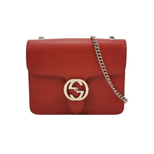 Preloved Gucci Interlocking G Leather Shoulder Bag 250603781221433