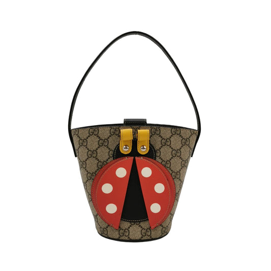 Preloved Gucci GG Marmont Ladybug Pattern Shoulder Bag for Kids 250604781221597