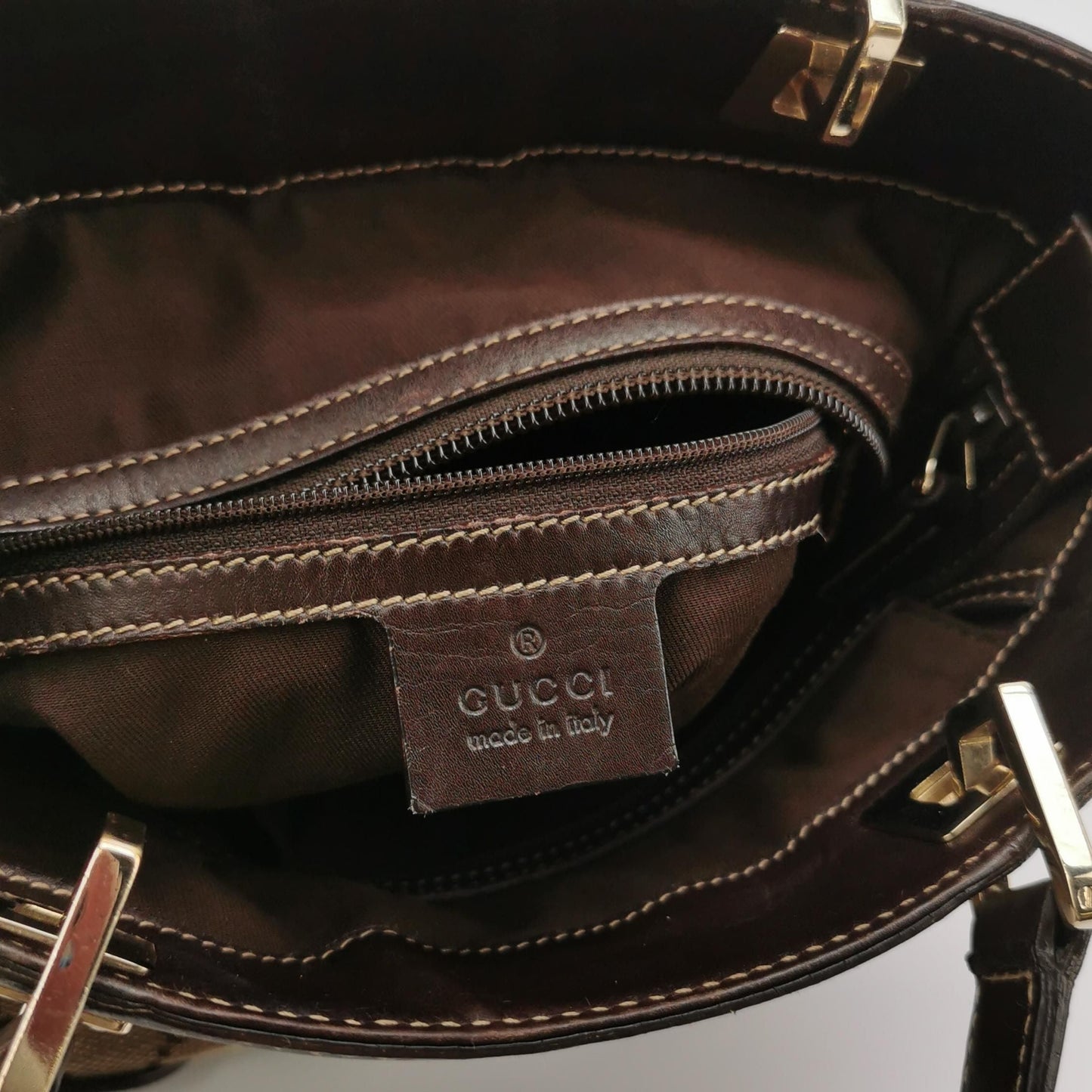Preloved Gucci GG Canvas Shoulder Bag 250608781228069