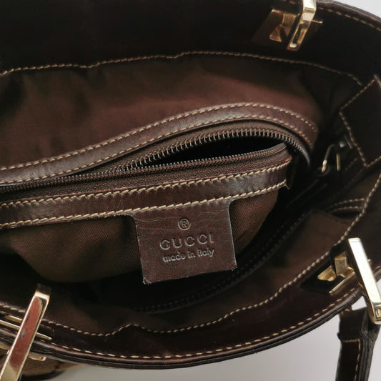 Preloved Gucci GG Canvas Shoulder Bag 250608781228069