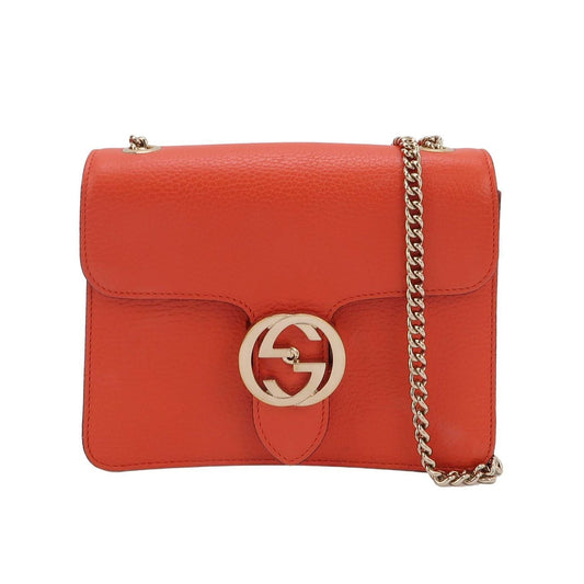 Preloved Gucci Interlocking G Leather Shoulder Bag 250210781056971