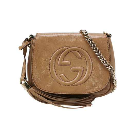 Preloved Gucci Soho Disco Quilted Leather Crossbody Bag 250117781028707