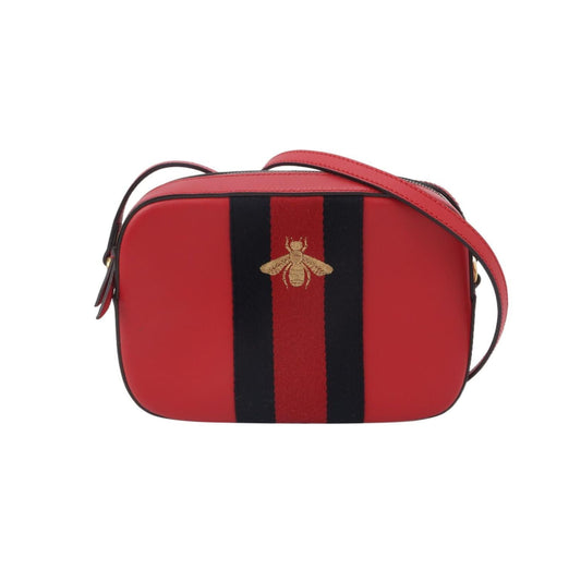 Preloved Gucci Bee Print Camera Bag Crossbody Shoulder Bag 24121278980158