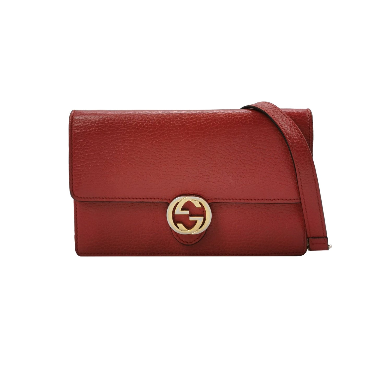 Preloved Gucci Interlocking G Leather Crossbody Shoulder Bag 24111878950332