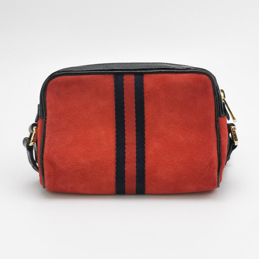 Preloved Gucci Ophidia Mini GG Canvas and Leather Crossbody Bag 23070778350119
