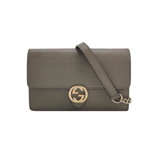 Preloved Gucci Interlocking G Leather Crossbody Shoulder Bag 250622781248627
