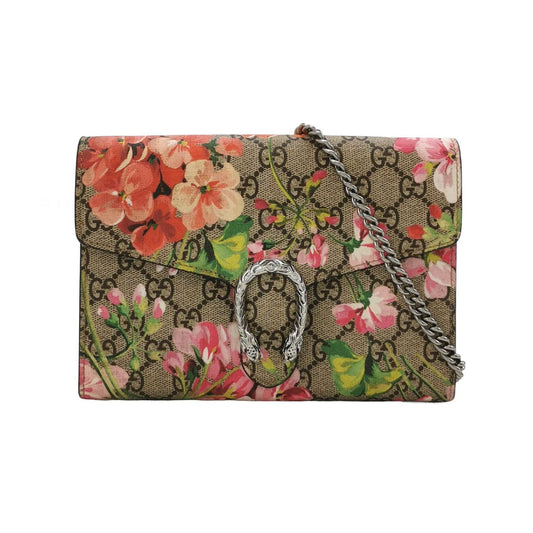 Preloved Gucci Dionysus Mini Leather Floral Print Double Tiger Head Buckle Crossbody Shoulder Bag 250615781238762