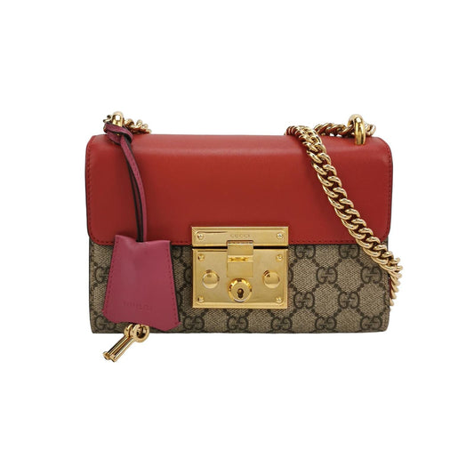 Preloved Gucci Padlock Small Leather Monogram Shoulder Bag 250520781200807