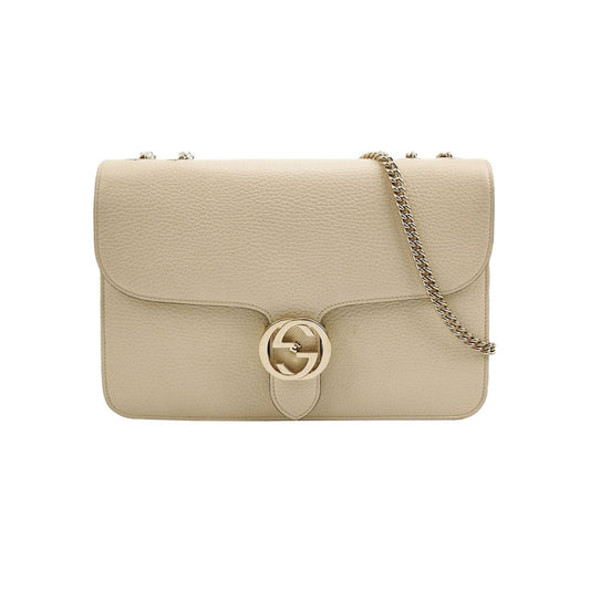 Preloved Gucci Interlocking G Leather Shoulder Bag 077851200295