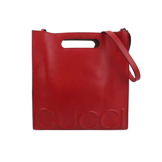 Preloved Gucci Leather Logo Crossbody Shoulder Bag 250622781248348