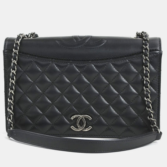 Chanel Black Quilted Lambskin Small Ballerine Flap Bag