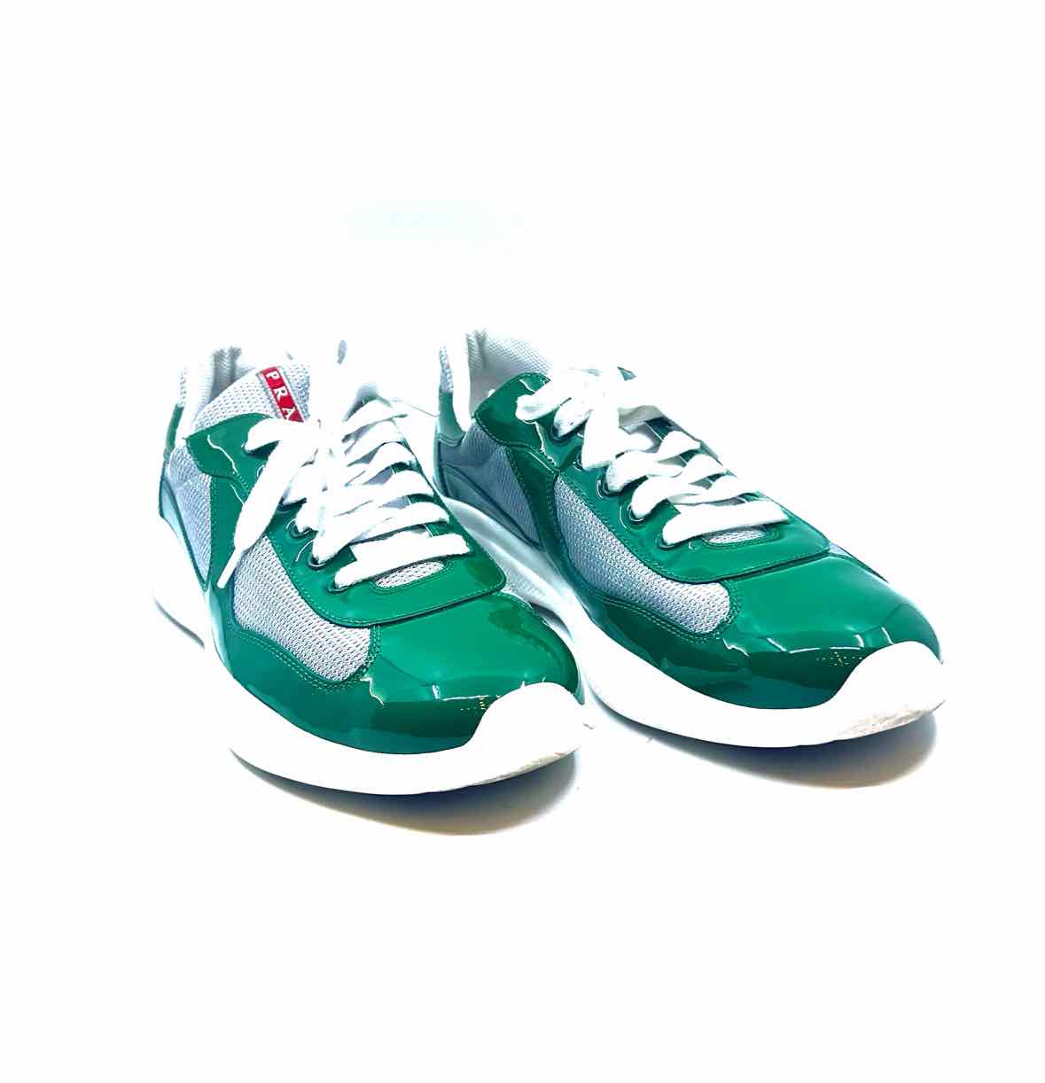 PRADA Size 12 Green Men's Sneakers