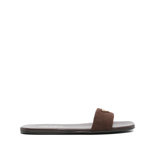 Prada Brown Flip-Flops & Slides Women
