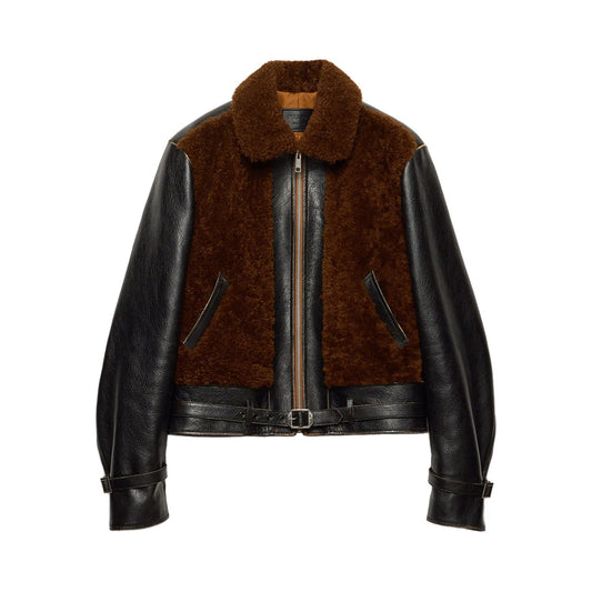Prada Brown Jackets - Leather Jackets Men