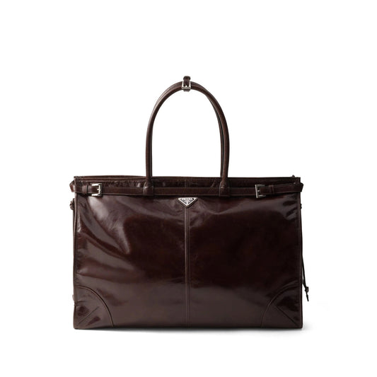 Prada Brown Tote Bags Men