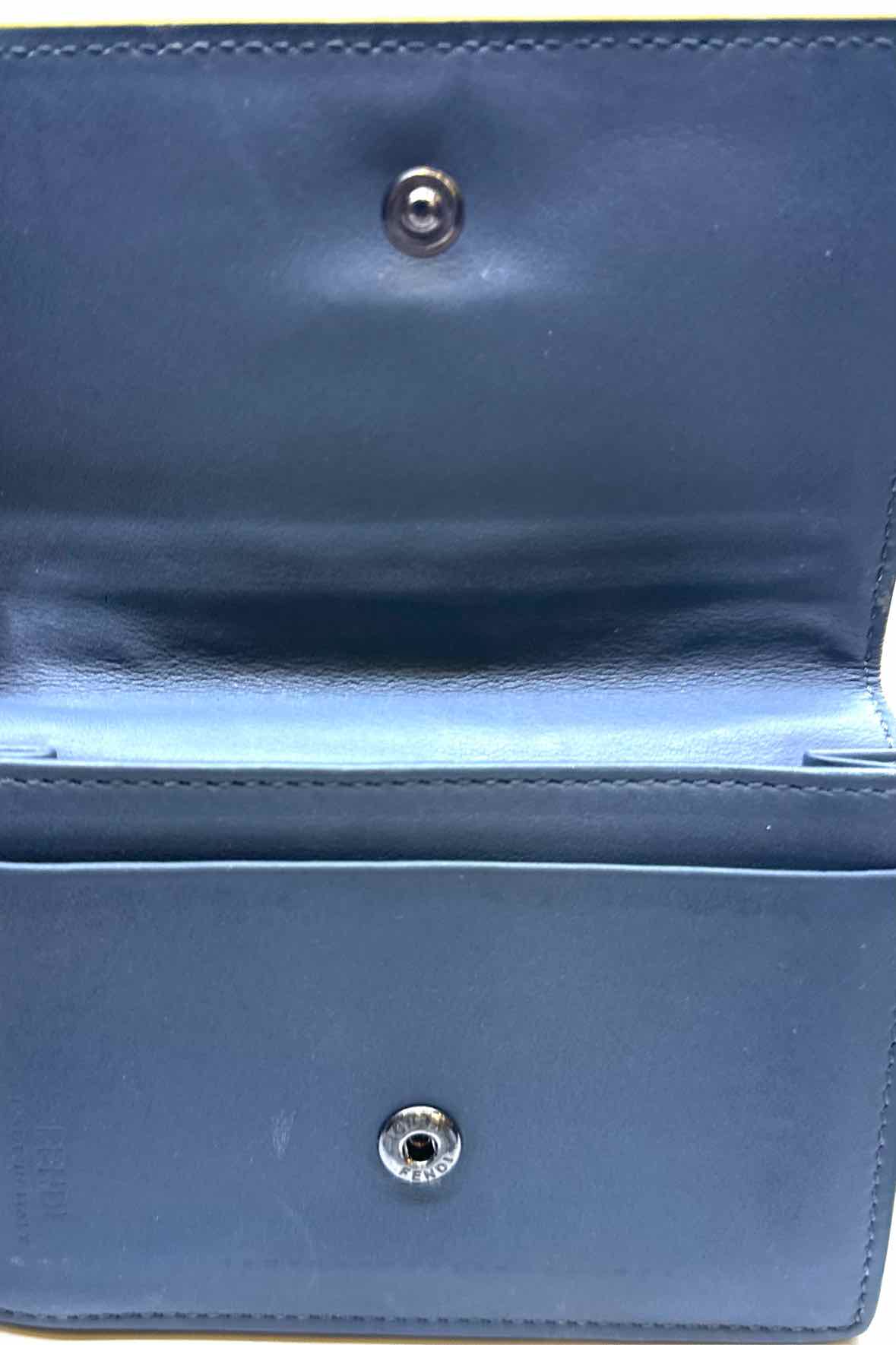 FENDI Grey Leather Wallet
