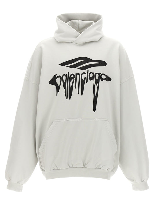Balenciaga Women '3B Liquefied' Hoodie