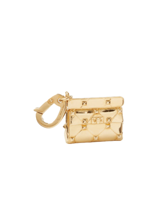 Valentino Garavani Chez Maison Roman Stud Metal Necklace Charm Gold
